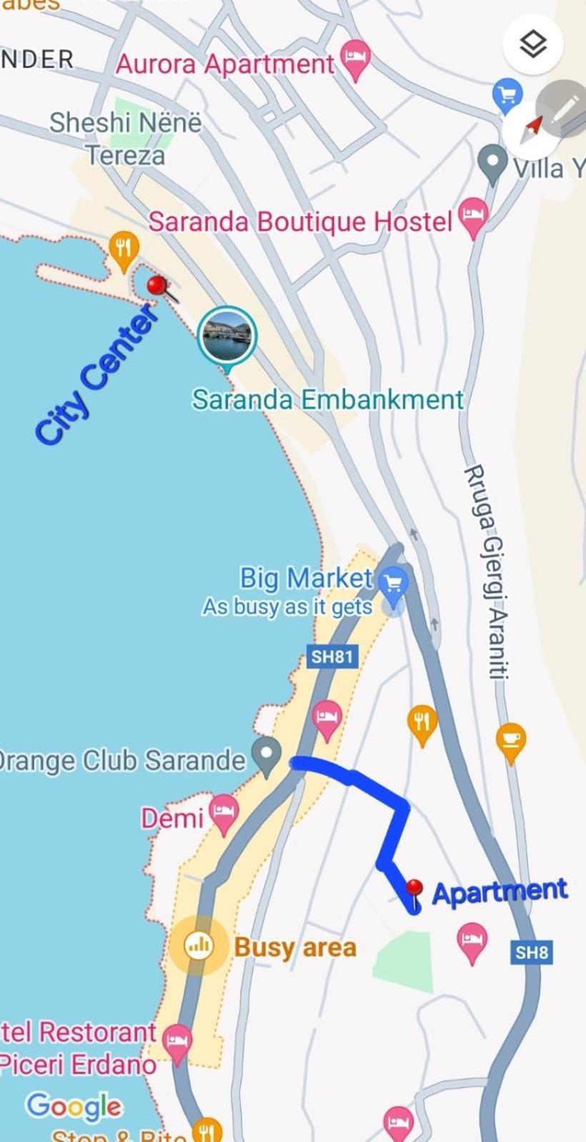 Ona Apartament Sarande Luaran gambar